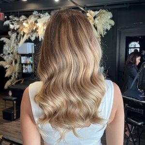 Luxy Hair Extensions - 16" Classic Bronde Balayage Clip-Ins (160g) - WORN ONCE